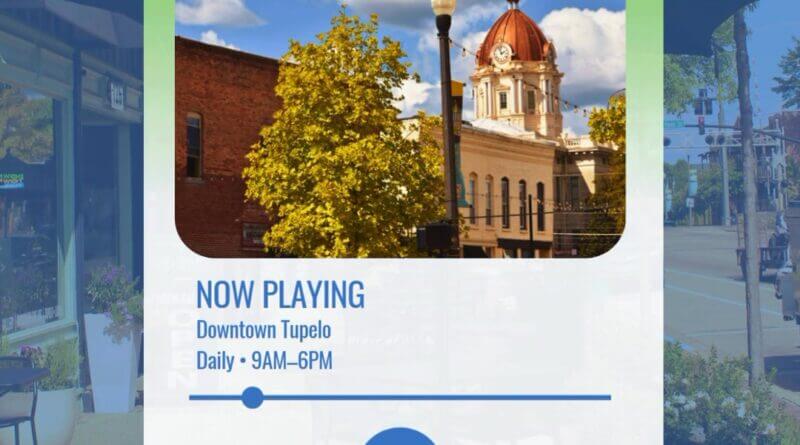 Downtown Tupelo = officially vibing🎶