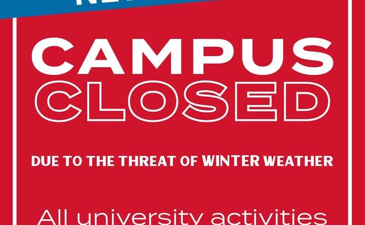 UPDATE: UM campus closure has been extended to include Tuesday, January 27