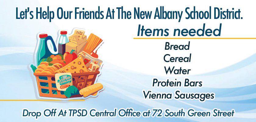 Let’s do our part to help our neighbors in New Albany School District