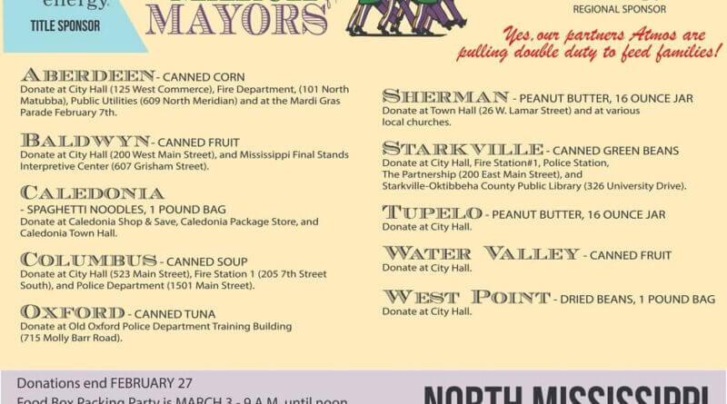 North Mississippi Communities Join March of the Mayors Effort NORTH MISSISSIPPI ROLL CALL 🚨💚💛💜