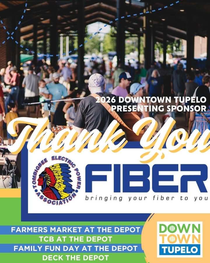 We’re proud to introduce one of our 2026 Downtown Tupelo Presenting Sponsors — Tombigbee Fiber!