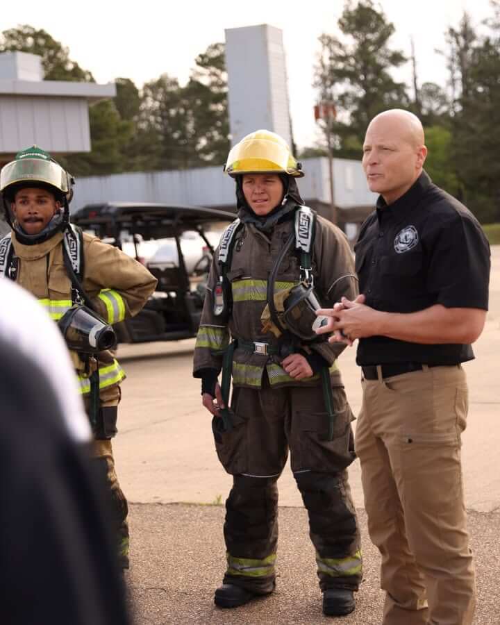 Inst. Chief Collier would like to recognize #Class220 students Jordan Barefield, Tupelo FD, and Trev