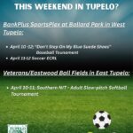 Tupelo gears up for busy weekend of sports events It’s shaping up to be another exciting and action-packed weekend in Tupelo!