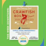 Downtown Tupelo hosts 5th Annual Crawfish Boil this Saturday Don’t miss this happening in Downtown Tupelo 👇