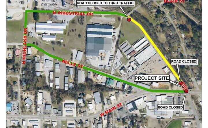 Tupelo closes section of Industrial Road North for emergency repairs The City of Tupelo Public Works Department has announced an emergency road closure on Industrial Roa