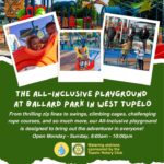 Tupelo Celebrates National Parks and Recreation Month with New Playground July is National Parks and Recreation Month