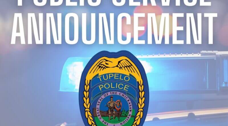 Tupelo police warn of social media trend involving false bomb threats The Tupelo Police Department is aware of a social media trend involving individuals handing notes to