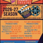 Last day for season ticket renewals at Tupelo Community Theatre 🚨SEASON TICKET HOLDERS: today is the last day to renew and ensure you have the same seats as last ye