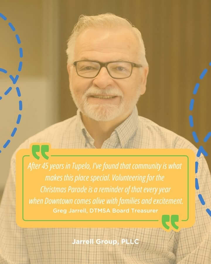 “After 45 years in Tupelo, I’ve come to know what makes this community so special.” 💙