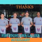 Ladies Auxiliary donates cooling towels to frontline personnel A big thank you to the Ladies Auxiliary for donating custom cooling towels to our frontline personne