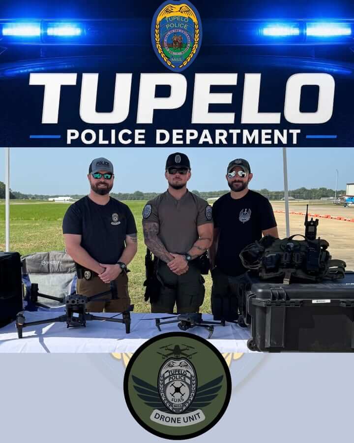 This past weekend, Sergeant Parker, Officer McKinney, and Corporal Miller represented the Tupelo Pol