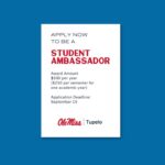 Schools seek student ambassadors for upcoming year There’s still time to apply to be a student ambassador!