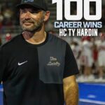 Coach Hardin earns 100th career victory in recent game 🌊 𝟏𝟎𝟎 𝐖𝐢𝐧𝐬