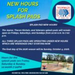 Enjoy the Last Weekends at Local Splash Pads Before Season Ends We hope you’ll take advantage of these final weekends and enjoy some fun at the splash pads before t