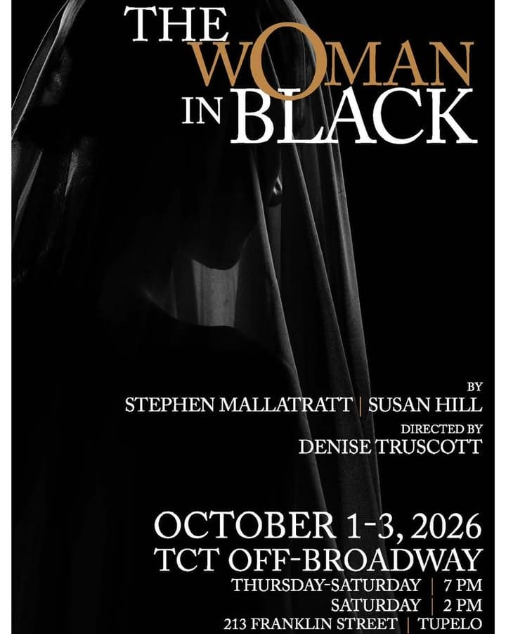 🖤 THE WOMAN IN BLACK IS COMING TO TCT OFF BROADWAY