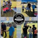 Local police officers partner with church for community outreach event Last Friday, Chief Quaka, Deputy Chief Hill, Captain Wilkerson, Officer A