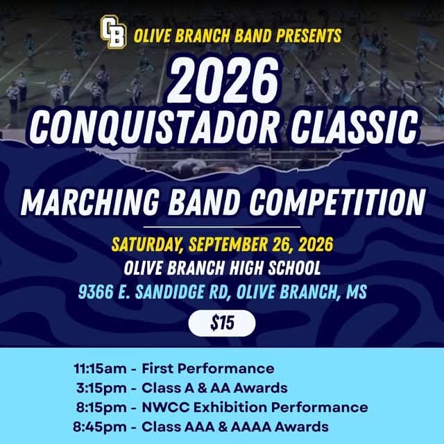 Competition season begins Saturday in Olive Branch for Tupelo High School Band
