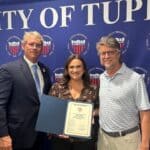 Gabby Bowen Honored for Five Years of Service at Tupelo City Council Meeting Gabby Bowen with Huntington Bank Arena and Conference Center was recognized for five years service a
