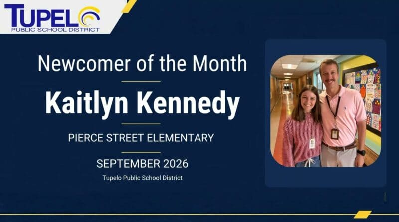 Meet Kaitlyn Kennedy, a 3rd-grade math teacher at Pierce Street and the TPSD September Newcomer of t