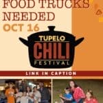 Tupelo Chili Festival seeks more food trucks for October event 🌶️🚚 Food Trucks Needed!