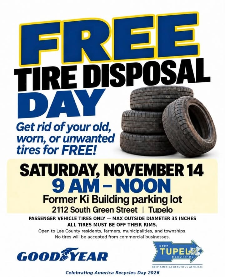 In celebration of America Recycles Day, we are excited to be partnering with Goodyear again on a FRE